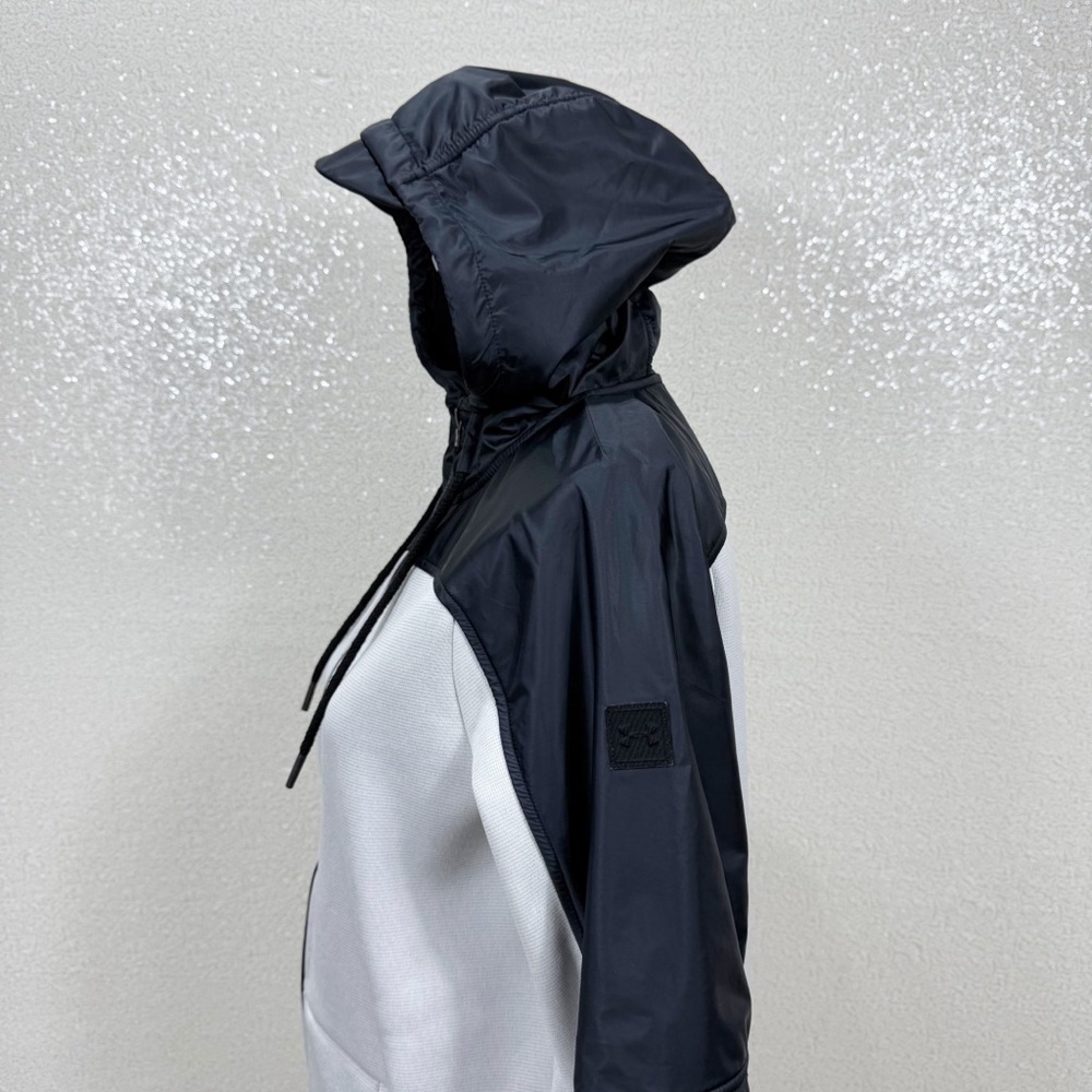 Under Armour The Swacket Hooded Full-Zip Jacket Small Gray Black - Picture 10 of 16